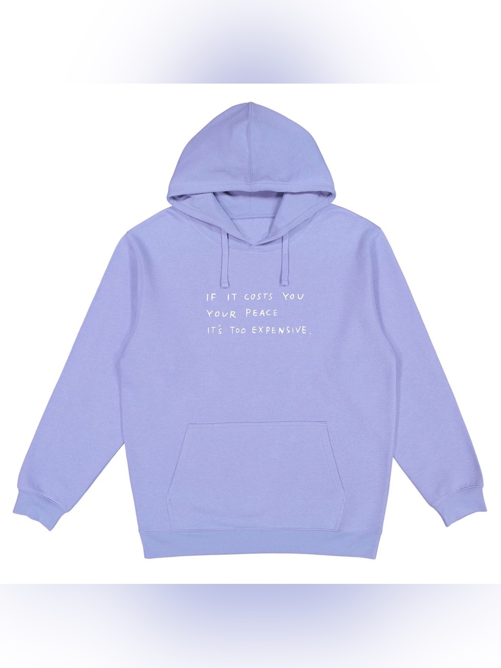 Wear The Peace The Cost Of Peace Hoodie - Violet - Unisex but L in Men’s